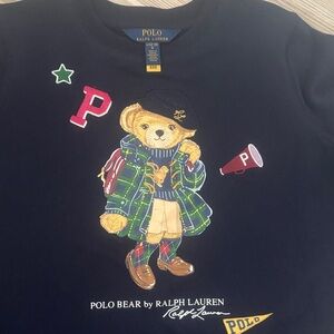 Polo by Ralph Lauren Kids Sweatshirt with Bear and Plaid Design